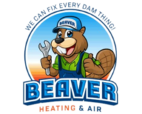 Beaver Heating And Air Logo Outlined